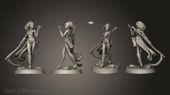 Figurines of people (Nissa, STKH_2384) 3D models for cnc