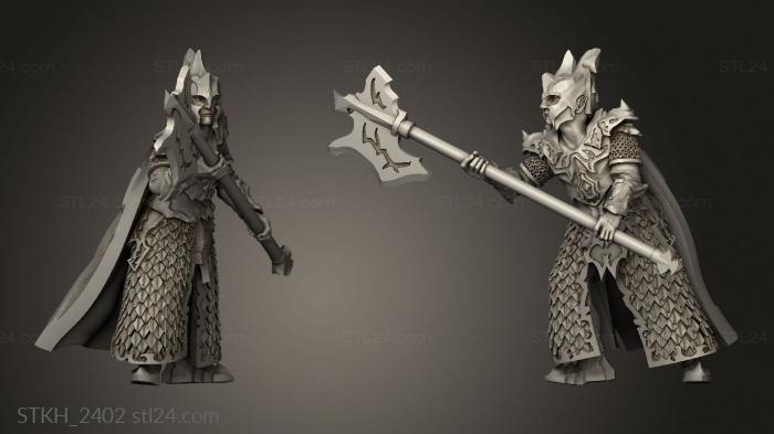 Figurines of people (Obsidian Guard, STKH_2402) 3D models for cnc