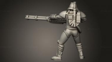 Figurines of people (Old Dark Trooper Heavy, STKH_2404) 3D models for cnc