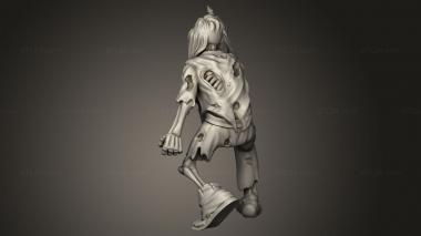 Figurines of people (Omnioji Skeleton Peasant, STKH_2416) 3D models for cnc