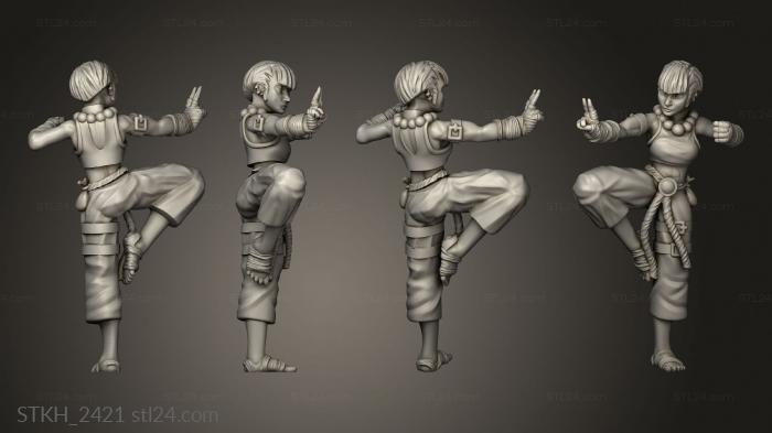 Figurines of people (Omnioji Female Human Monk, STKH_2421) 3D models for cnc