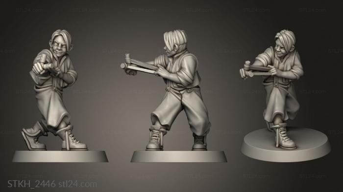 Figurines of people (Orphanage BULLY VVM, STKH_2446) 3D models for cnc