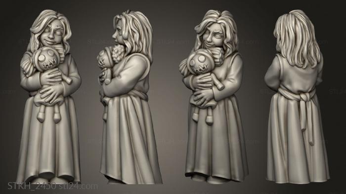Figurines of people (Orphanage CUTE CHILD, STKH_2450) 3D models for cnc