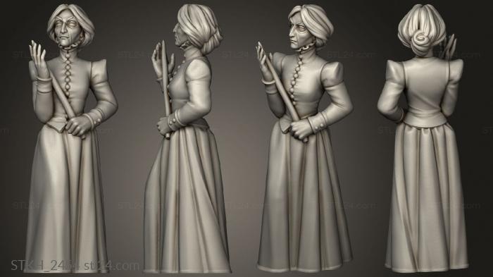 Figurines of people (Orphanage MISTRESS, STKH_2454) 3D models for cnc