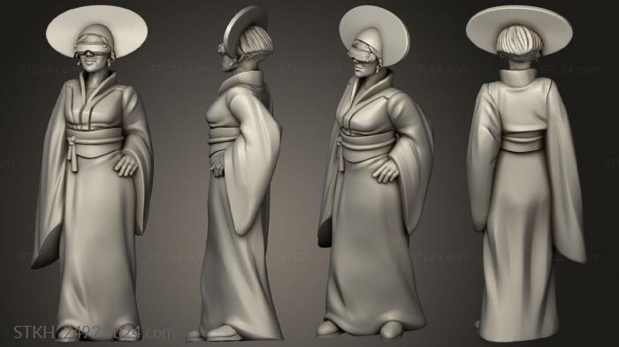 Figurines of people (Pilgrims citizen, STKH_2492) 3D models for cnc