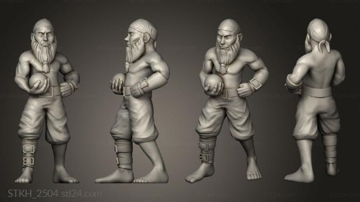 Figurines of people (Pirate Human Crewman, STKH_2504) 3D models for cnc
