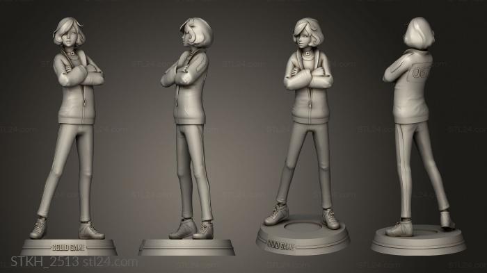 Figurines of people (Player Squid game, STKH_2513) 3D models for cnc