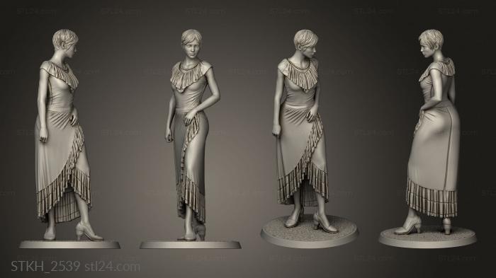 Figurines of people (Psychic Arkham Horror compatible, STKH_2539) 3D models for cnc