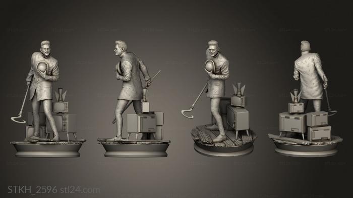 Figurines of people (Riddler Jim Carrey, STKH_2596) 3D models for cnc
