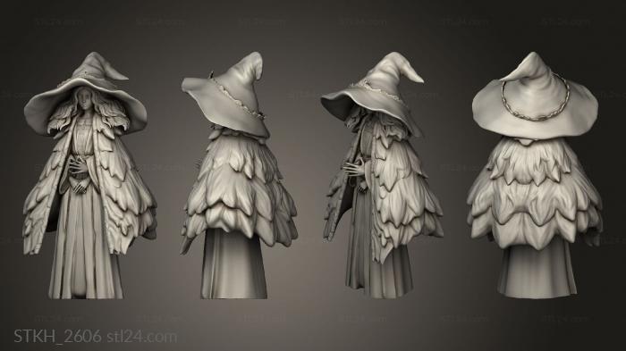 Figurines of people (Rise the Moon Witch, STKH_2606) 3D models for cnc