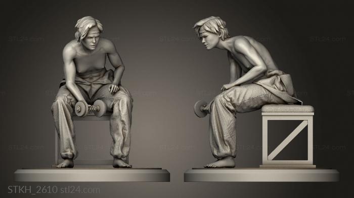 Figurines of people (Rodriguez nsfw, STKH_2610) 3D models for cnc