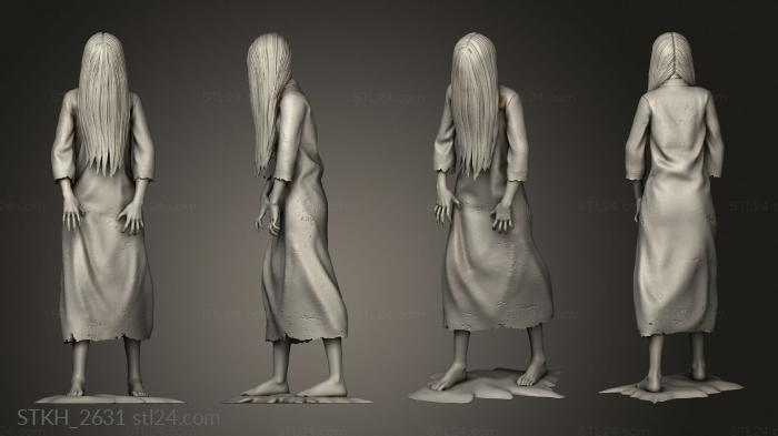 Figurines of people (Sadako Stand, STKH_2631) 3D models for cnc