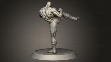 Figurines of people (Sagat, STKH_2633) 3D models for cnc