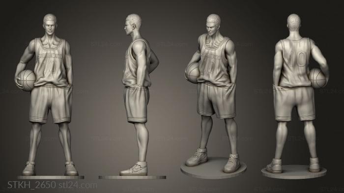 Figurines of people (Sakuragi Hanamichi, STKH_2650) 3D models for cnc