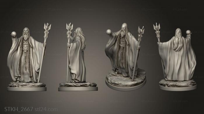 Figurines of people (Sauron, STKH_2667) 3D models for cnc