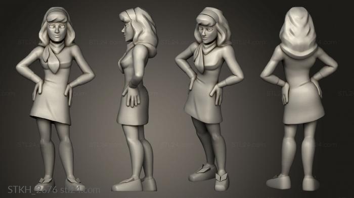 Figurines of people (Scooby Doo, STKH_2676) 3D models for cnc