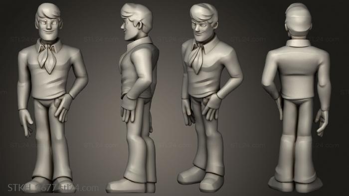 Figurines of people (Scooby Doo, STKH_2677) 3D models for cnc