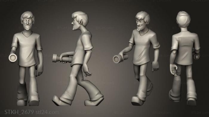 Figurines of people (Scooby Doo, STKH_2679) 3D models for cnc