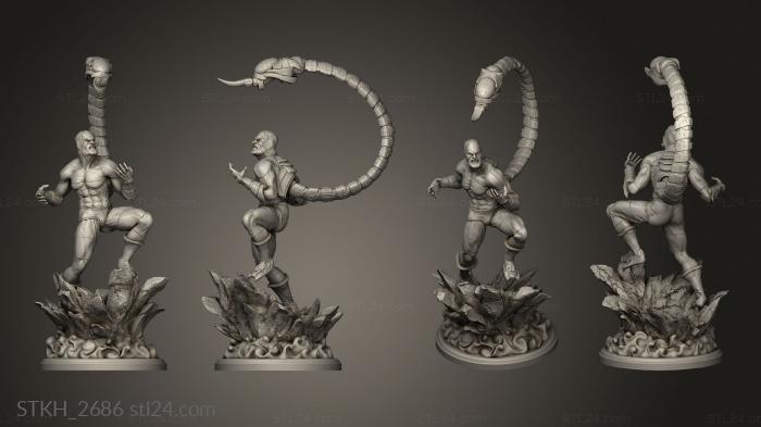 Figurines of people (Scorpion, STKH_2686) 3D models for cnc