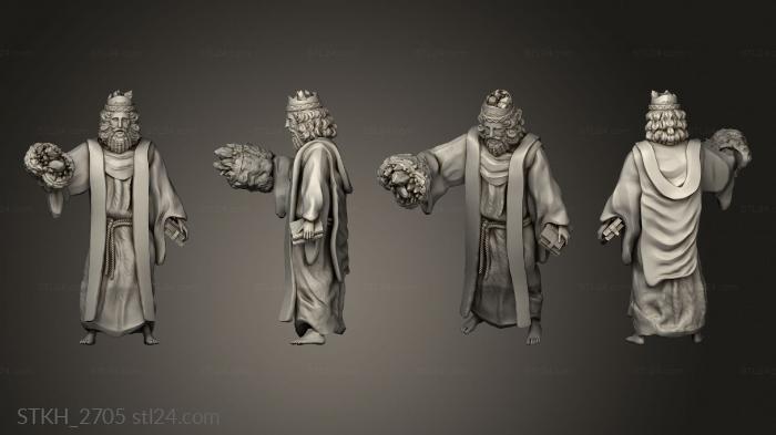 Figurines of people (Sepulcrum Crystal Knight Book, STKH_2705) 3D models for cnc