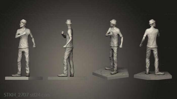 Статуэтки люди (Его Мадруга, STKH_2707) 3D модель для ЧПУ станка