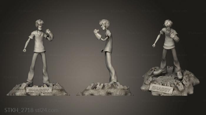 Figurines of people (SHAGGY, STKH_2718) 3D models for cnc