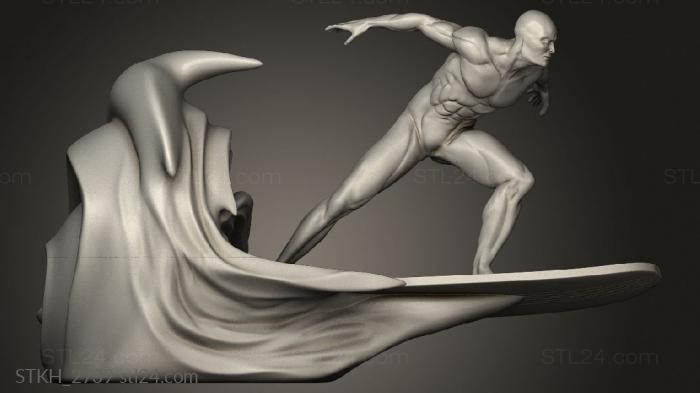 Figurines of people (Silver Surfer NIKKO INDUSTRIES, STKH_2739) 3D models for cnc
