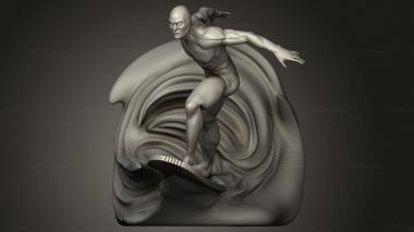 Figurines of people (Silver Surfer NIKKO INDUSTRIES, STKH_2739) 3D models for cnc