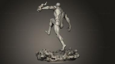 Figurines of people (Silver Surfer the arrival other, STKH_2744) 3D models for cnc