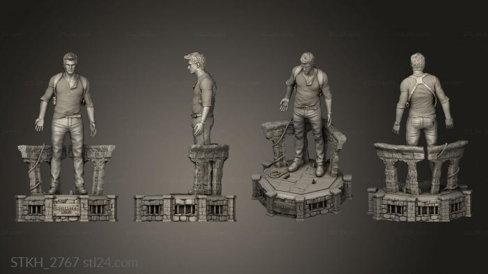 Figurines of people (Skorepa Nathan Drake Amr, STKH_2767) 3D models for cnc