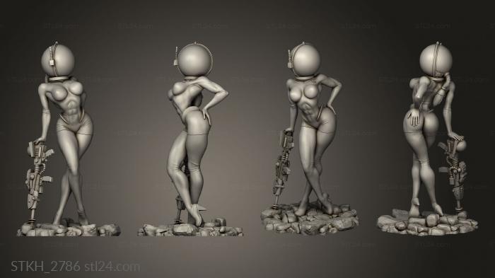 Figurines of people (SP Space Girl Fwrx Su Diy Dma EW Xl, STKH_2786) 3D models for cnc