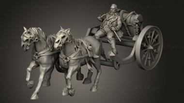 Figurines of people (The Chariot Chain, STKH_2861) 3D models for cnc