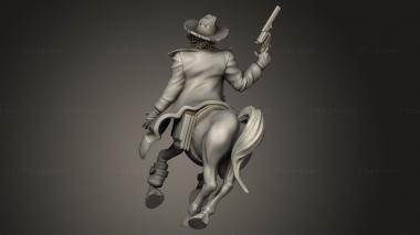 Figurines of people (Cowboys, STKH_2896) 3D models for cnc