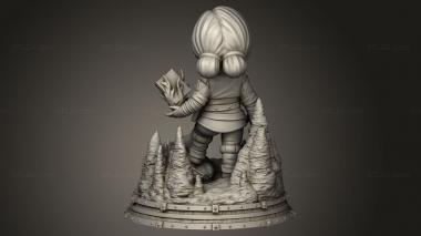 Figurines of people (The Witcher Chibi Triss Chibicom Mesh, STKH_2942) 3D models for cnc