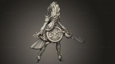 Figurines of people (Urbosa Legend Zelda, STKH_3035) 3D models for cnc