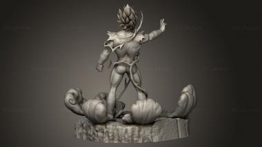 Figurines of people (vegeta vs buu Separado, STKH_3074) 3D models for cnc