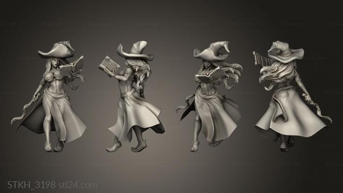 Figurines of people (Witch Hunter uo unite, STKH_3198) 3D models for cnc