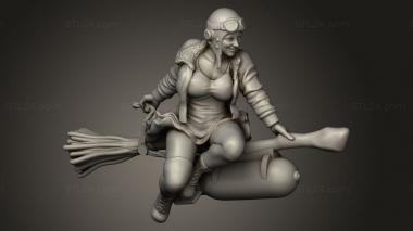 Figurines of people (Wizards STRETCHGOALS Enola, STKH_3207) 3D models for cnc