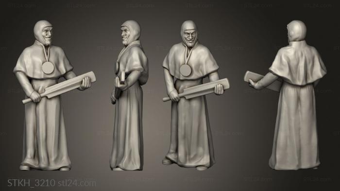 Figurines of people (Wizards STRETCHGOALS, STKH_3210) 3D models for cnc