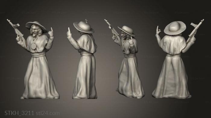 Figurines of people (Wizards STRETCHGOALS, STKH_3211) 3D models for cnc