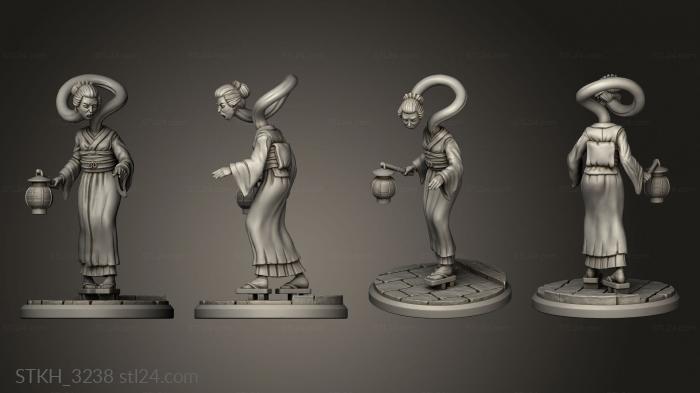 Figurines of people (Yokai Encounter, STKH_3238) 3D models for cnc