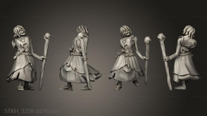 Figurines of people (Zombie Elf, STKH_3258) 3D models for cnc