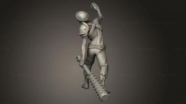 Figurines of people (Zombie Gladiator, STKH_3264) 3D models for cnc