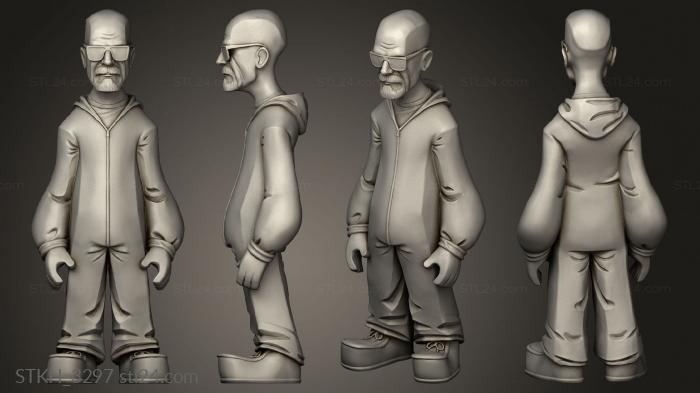 Figurines of people (Breaking Bad Gus Cuerpo, STKH_3297) 3D models for cnc