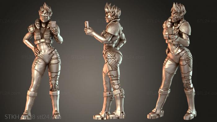 Статуэтки люди (STKH_4058) 3D модель для ЧПУ станка