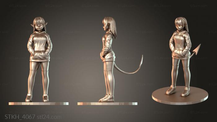 Статуэтки люди (STKH_4067) 3D модель для ЧПУ станка