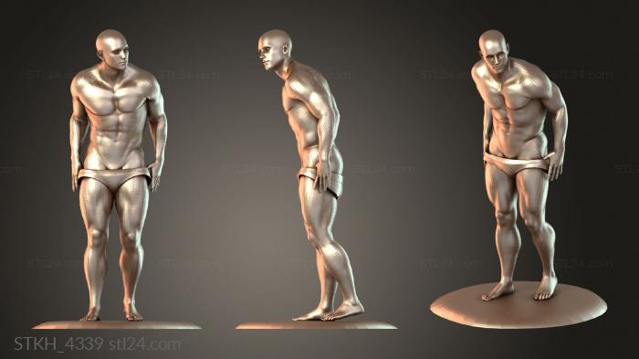 Статуэтки люди (STKH_4339) 3D модель для ЧПУ станка