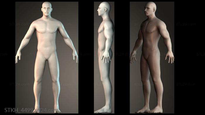 Figurines of people (STKH_4499) 3D models for cnc