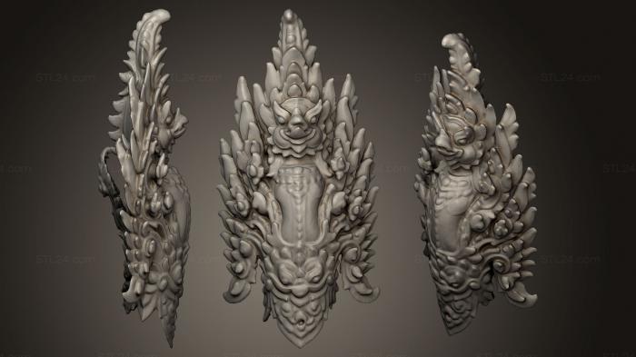 Indian sculptures (Terminal in the Form of Garuda 12th13th, STKI_0088) 3D models for cnc