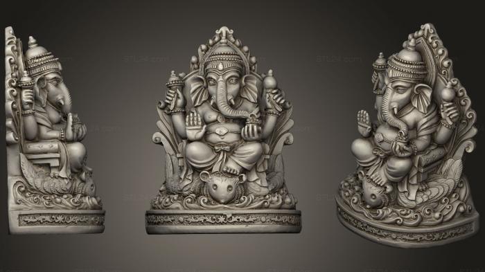 Скульптуры индийские (Слон от Transcan, STKI_0109) 3D модель для ЧПУ станка